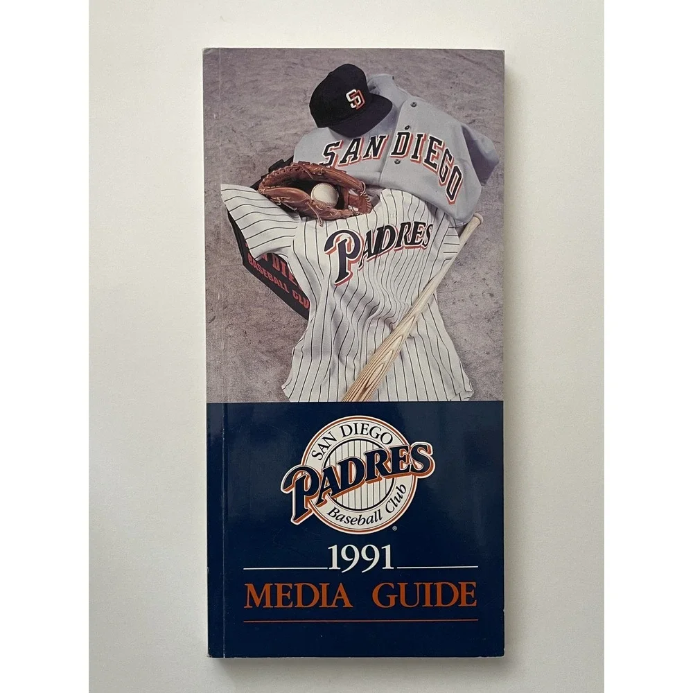1991 San Diego Padres Baseball Club Official Media Guide Vintage MLB Publication